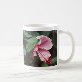 Caneca De Café hibiscus cor-de-rosa