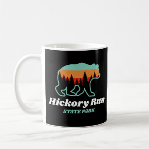 Caneca De Café Hickory Run State Park Pensilvânia PA Bear Retro