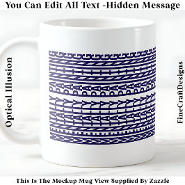 Caneca De Café Hidden Message For Any Hobby, Mentally 106Blu