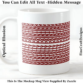 Caneca De Café Hidden Message For Any Hobby, Mentally 106M