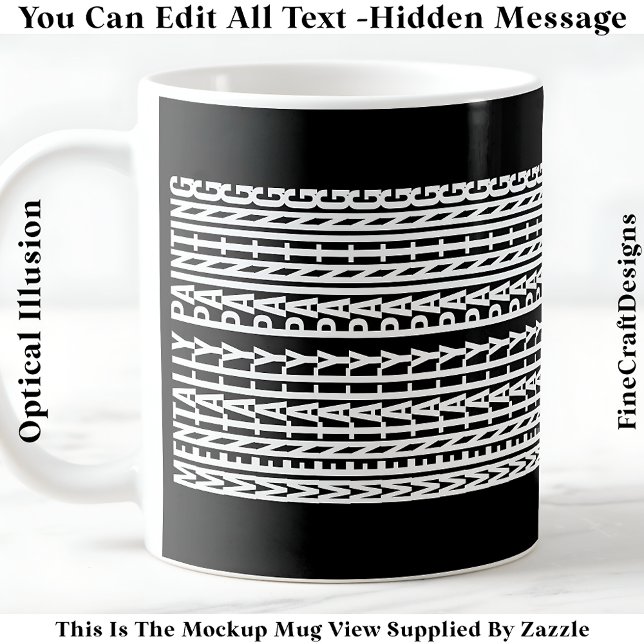 Caneca De Café Hidden Message For Any Hobby, Mentally 106W (Criador carregado)