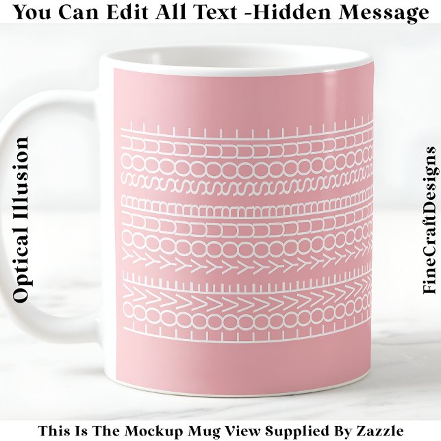 Caneca De Café Hidden Message Love Your Soul, Custom 109P Quote (Criador carregado)