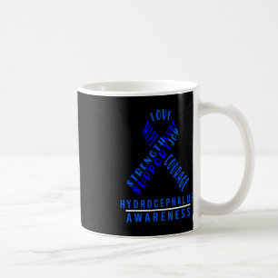 Caneca De Café Hidrocefalia Sobrevivente Guerreiro de Segurança