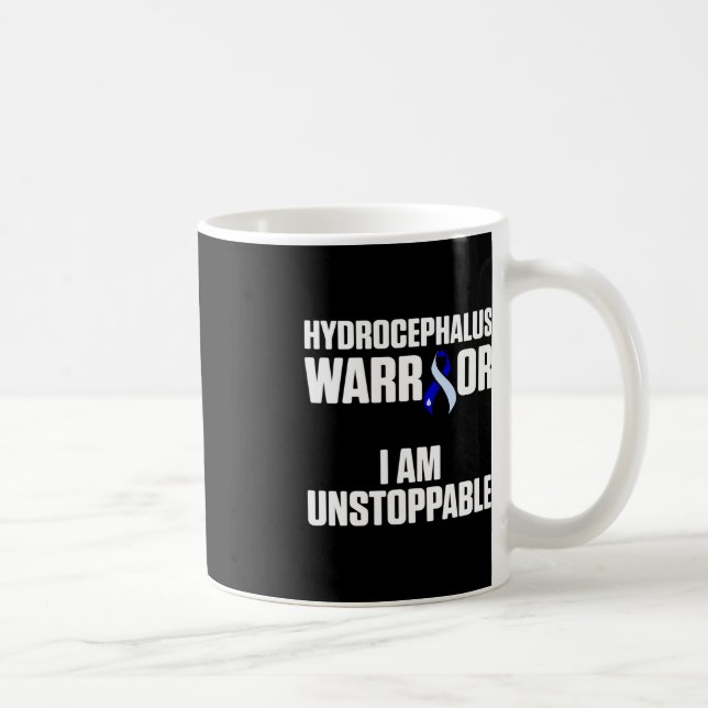 Caneca De Café Hidrocefalia Sobrevivente Interromper Guerreiro 2 (Direita)