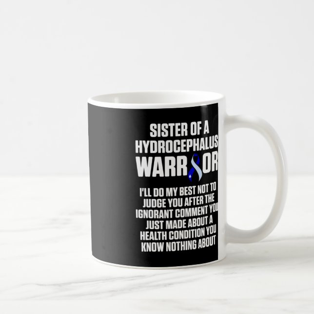 Caneca De Café Hidrocephalus Survivor Irmã Guerreiro 2 (Direita)