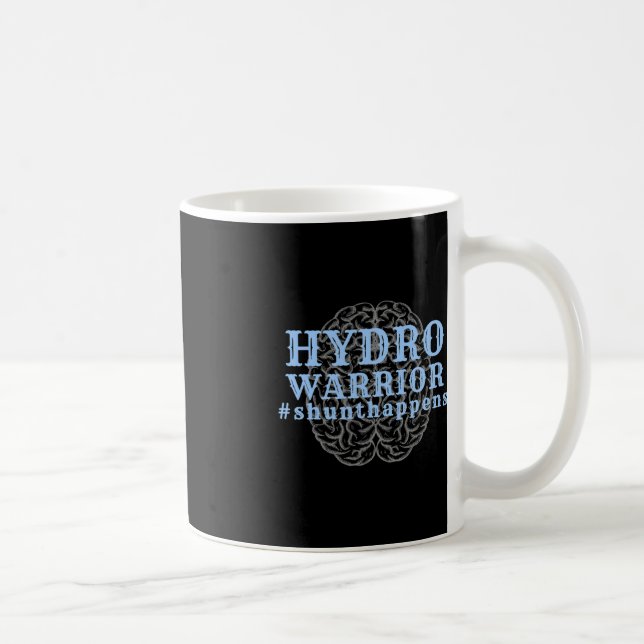 Caneca De Café Hidrocephalus Walk Hydro Warrior Shunt Happens (Direita)