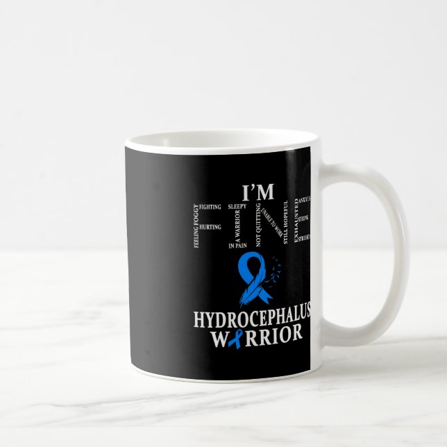 Caneca De Café Hidrocephalus Warrior, estou bem (Direita)