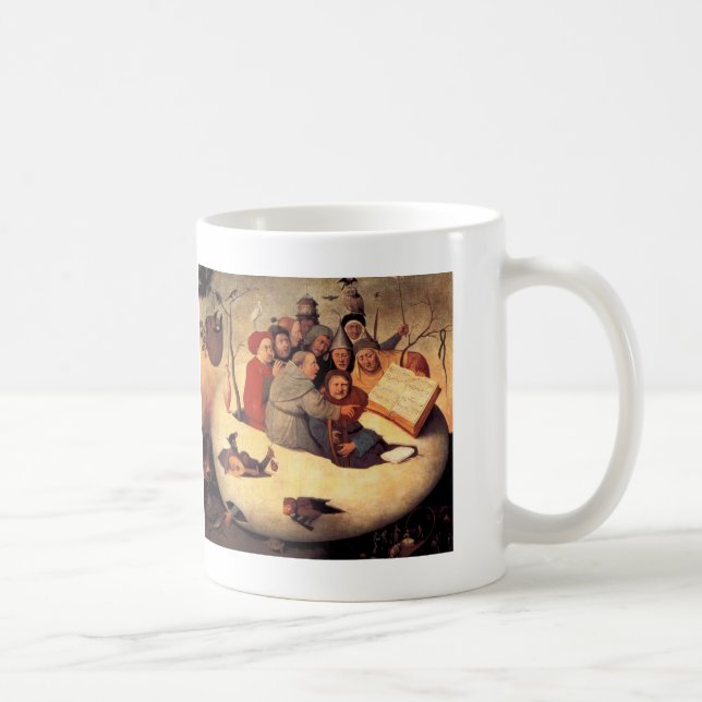 Caneca De Café Hieronymus Bosch- o concerto no ovo (Direita)