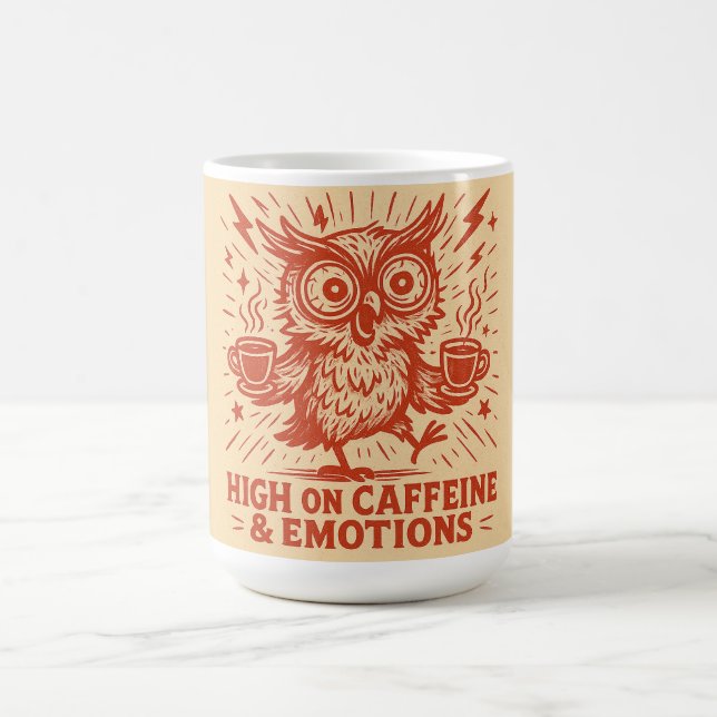 Caneca De Café High on Caffeine & Emotions (Centro)