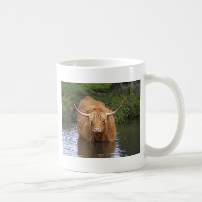 Caneca De Café Highland Cattle (Direita)