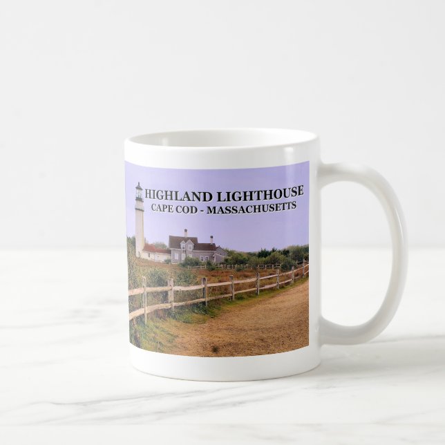 Caneca De Café Highland Lighthouse, Cabo Cod, Massachusetts Mug (Direita)