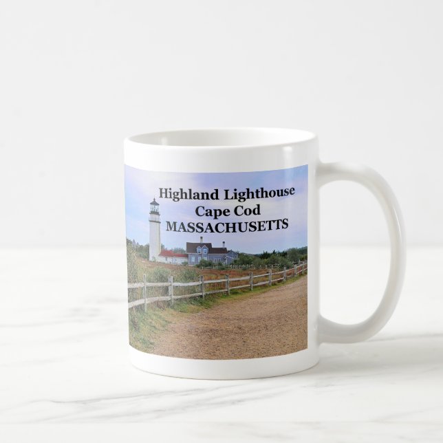 Caneca De Café Highland Lighthouse, Cabo Cod, Massachusetts Mug (Direita)
