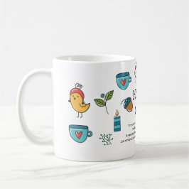 Caneca De Café Higiene - Dodles Cute do Significado e da Pronúnci