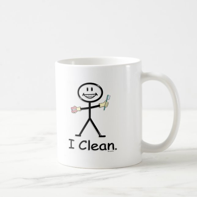 Caneca De Café Higienista dental (Direita)