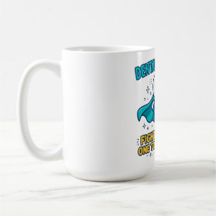 Caneca De Café Higienista Dentário Divertido Lutador de Placa