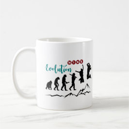 Caneca De Café Hike Evolution Wanderung Berge