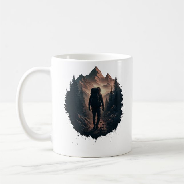 Caneca De Café Hiking Adventure Mug - Mountain Explorer (Esquerda)