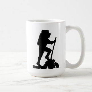 Caneca De Café Hiking Adventure Silhouette Mug, Presente do Nave