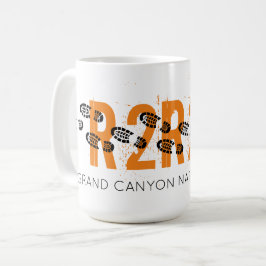 Caneca De Café Hiking Boots Grand Canyon R2R Adventure Souvenir