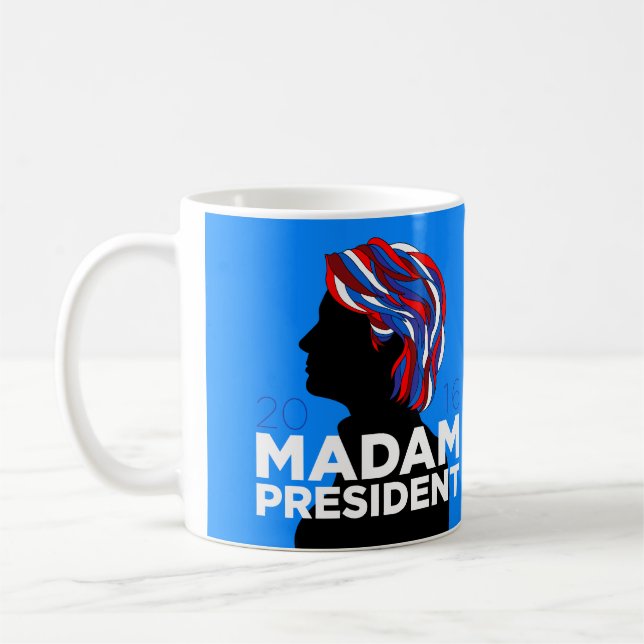 Caneca De Café Hillary 2016: De "caneca senhora presidente" café (Esquerda)