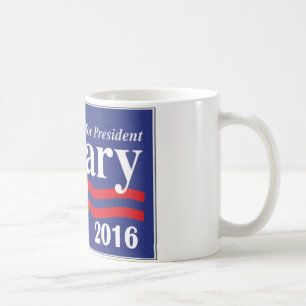 Caneca De Café Hillary Clinton para o presidente 2016