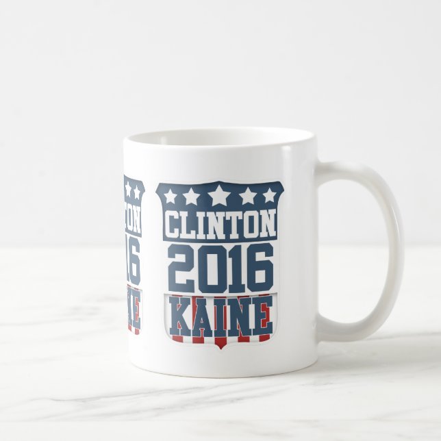 Caneca De Café Hillary Clinton Tim Kaine 2016 (Direita)