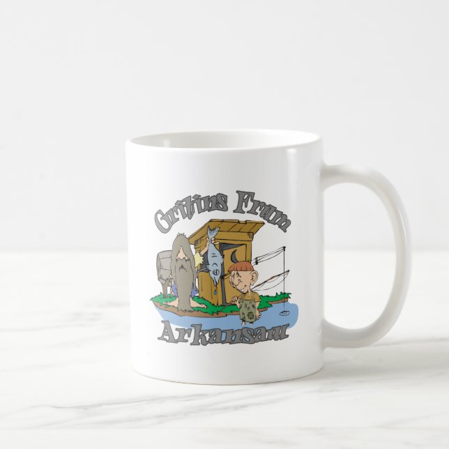 Caneca De Café Hillbilly de Arkansas (Direita)