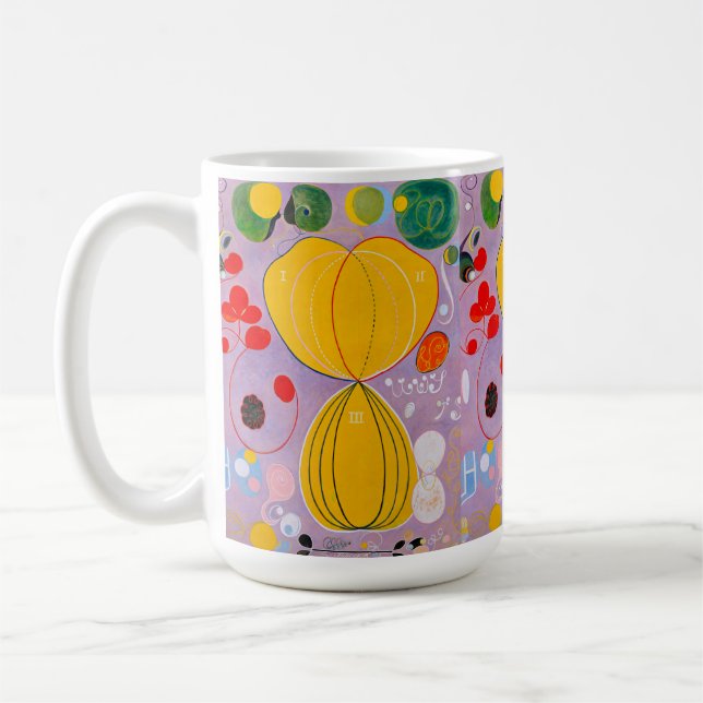 Caneca De Café Hilma af Klint - O Dez Maior N.º 7 (Esquerda)