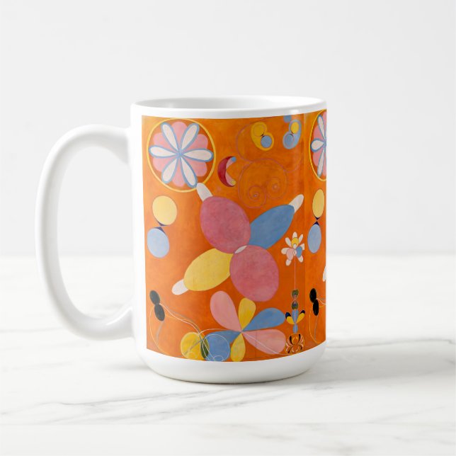 Caneca De Café Hilma af Klint - Os Dez Maiores, No.4, Juventude (Esquerda)