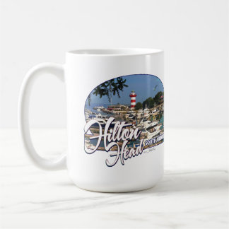 Caneca De Café Hilton Head Island Harbortown Lighthouse