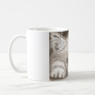 Caneca de café Himalaia persa do gatinho/gato