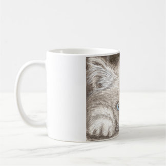 Caneca de café Himalaia persa do gatinho/gato