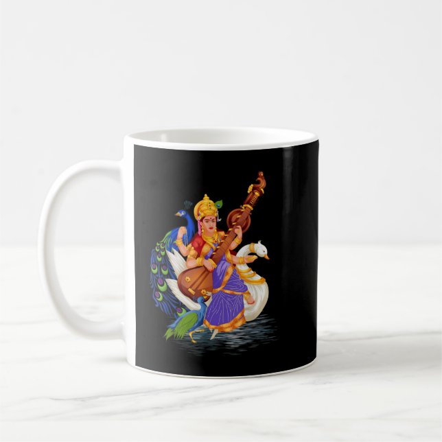 Caneca De Café Hindu Gifts Hinduism Diwali Festivals Gods Goddess (Esquerda)
