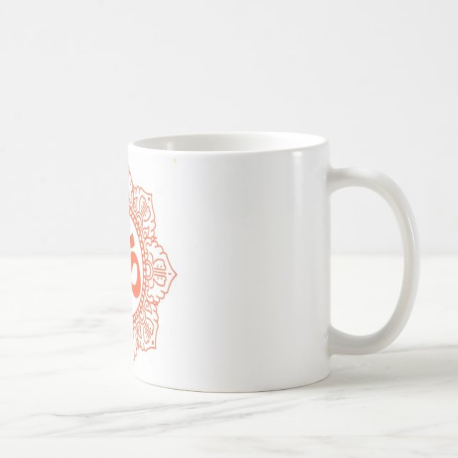 CANECA DE CAFÉ HINDU - SÍMBOLOS OM DE BUDDHA, OHM (Direita)