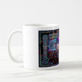 Caneca De Café Hino de Festival EDM Rave Progressive House