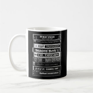 Caneca De Café Hip Hop Artists Cassettes Rap