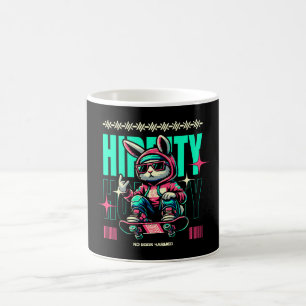 Caneca De Café Hip-Hop Hoppity - Coelho Skatista Páscoa