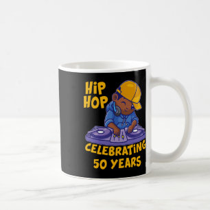 Caneca De Café Hip Hop Music 50º Aniversário Black History Dj Da