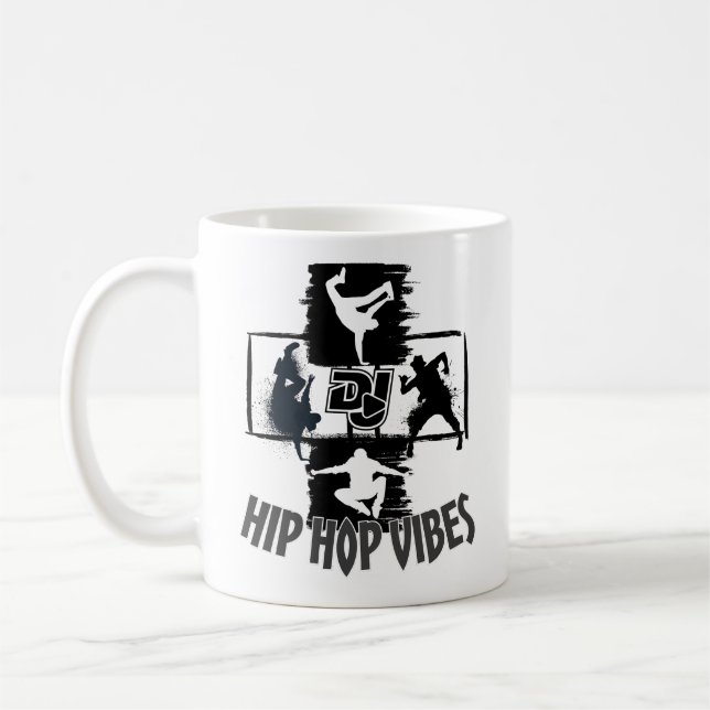 Caneca De Café Hip Hop Vibes 2.w (Esquerda)