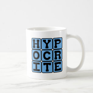 Caneca De Café Hipócrita, Mentiroso