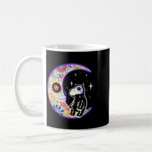Caneca De Café Hipopótamo Dia De Los Muertos Esqueleto Crânio Açu