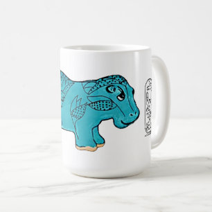Caneca De Café Hipopótamo Feliz Egípcio