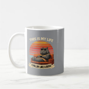 Caneca De Café Hipopótamo Legal Vintage Divertido Dia dos Pais Am