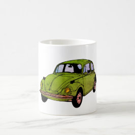 Caneca De Café Hippie Car Desenhando Mug