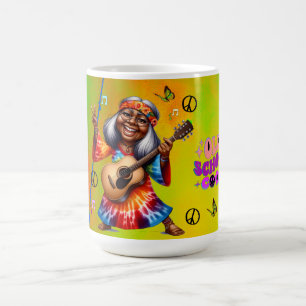 Caneca De Café Hippie Chic Legal Mug Colorida