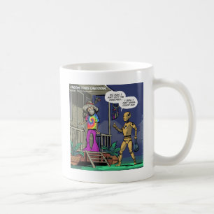 Caneca De Café Hippie do Teste de Colisão Divertido