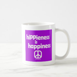 Caneca De Café Hippieice é felicidade