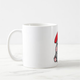 Caneca De Café Hippo em um bereta - Artista francês bonito Hippo