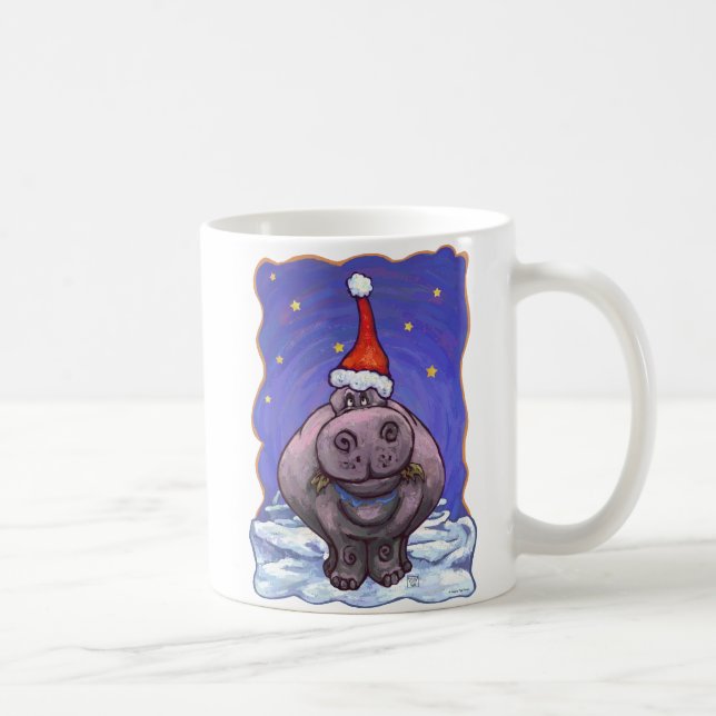 Caneca De Café Hippopotamus Natal (Direita)