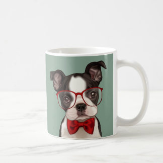 Caneca De Café Hipster Boston Terrier